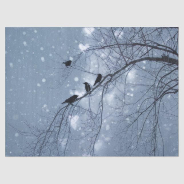 Schneetraum Seidenpapier (Vorderseite)