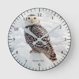 Schneeuhr Runde Wanduhr