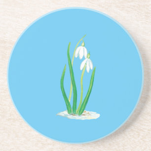 Schneeverfahren im Schnee Getränkeuntersetzer