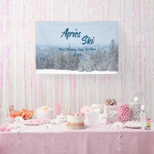 Schneewald Apres Ski Wedding Event Banner