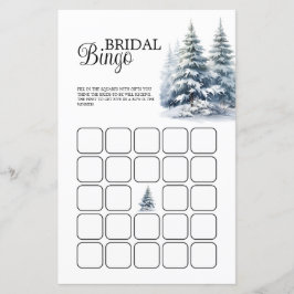 Schneewald Brautparty Bingo Game