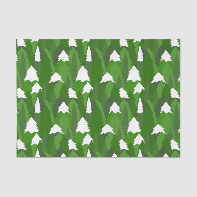 Schneewald Seidenpapier (Vorderseite)