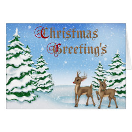 Schneeweihnachtliche Grüße