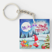 Schneeweihnachtsgnome und die Schlittengeschenke d