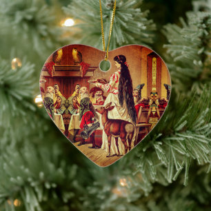 Schneeweiß - Märchen - Grimm Keramik Ornament