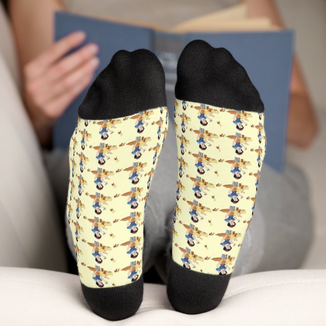 Schneeweiße Socken (Unterseite)