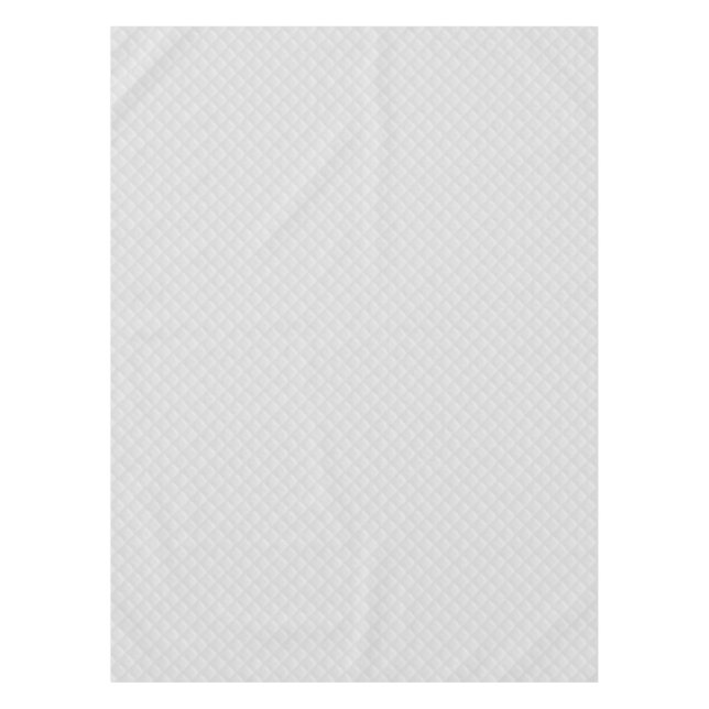 Schneeweißes Quiltmuster Tischdecke (Vorderseite)