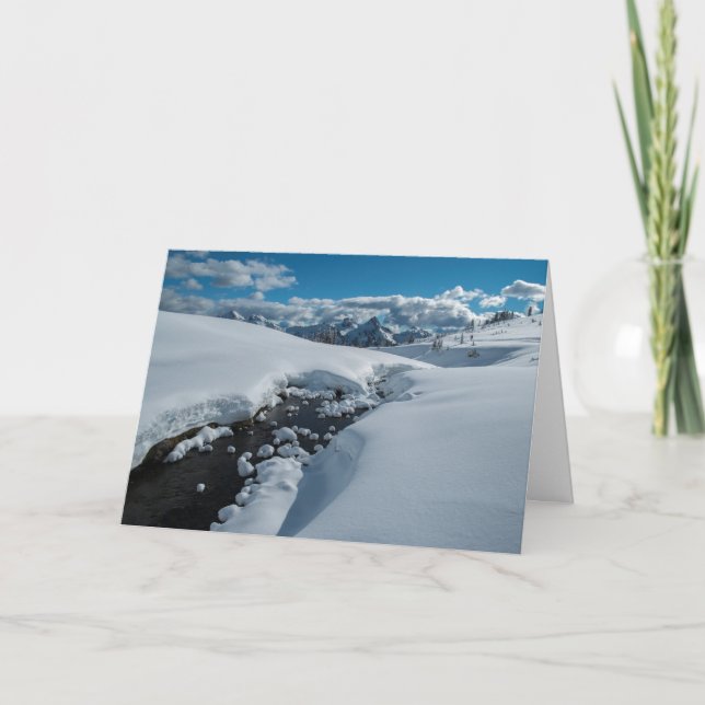 Schneewinterbach Feiertagskarte (Vorderseite)