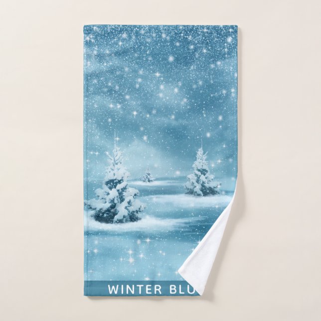 SCHNEEWINTERBLUES HANDTUCH (Handtuch)