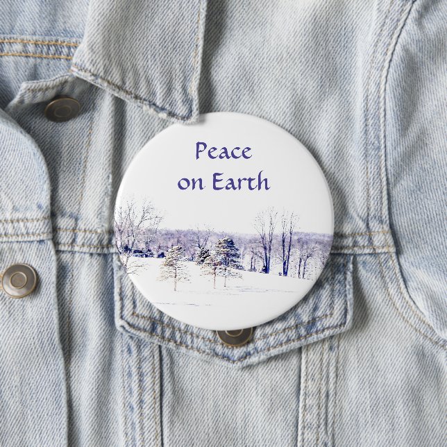 Schneewinterlandschaft Button (Beispiel)