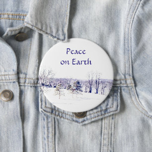 Schneewinterlandschaft Button