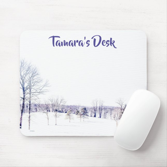 Schneewinterlandschaft Mousepad (Mit Mouse)