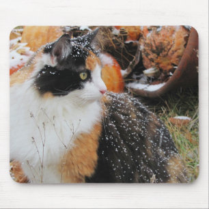 Schneewittchen Calico-Katze Mousepad