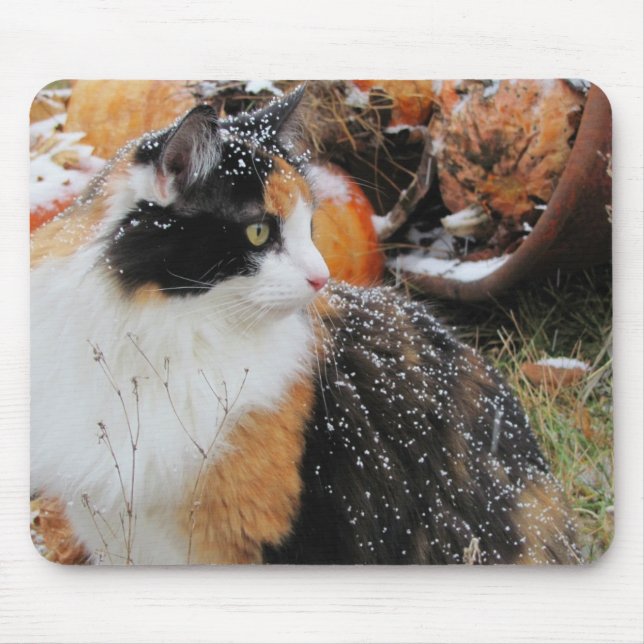 Schneewittchen Calico-Katze Mousepad (Vorne)