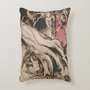 Schneewittchen und Rosenrot von Arthur Rackham Dekokissen