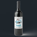 SCHNEEWMAN CHRISTMAS WEINELABFLASCHE WEINETIKETT<br><div class="desc">SCHNEEWMAN CHRISTMAS WEINELABFLASCHE</div>