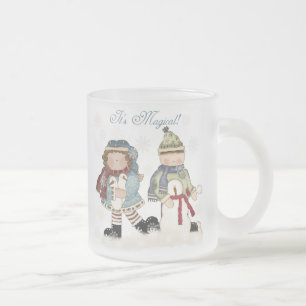 Schneezauber Mattglastasse