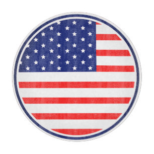 Schneidbrett "Amerikanische Flagge Patriotischer K Schneidebrett