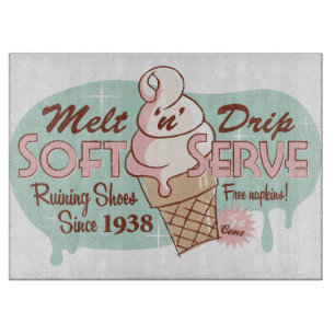 Schneidbrett für Soft Serve Eiscreme 'Melt 'n' Dri Schneidebrett