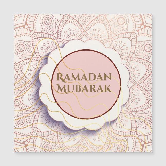 Schneide Eid Mubarak Magnetkarte (Vorderseite)