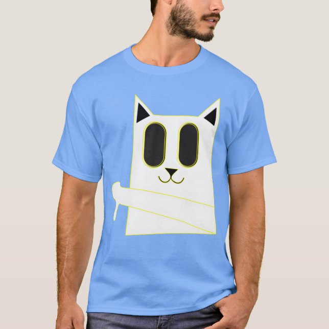 Schneide Katze Katzenjunge T-Shirt (Vorderseite)