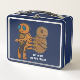 Schneide sie ab! metall brotdose