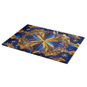 Schneidebrett mit schwedischer Farbgestaltung