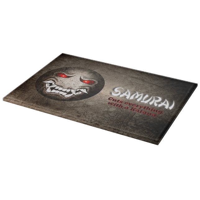Schneidebrett Samuraimoji Vintage (Ecke)