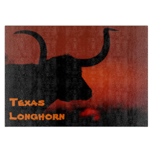 Schneidebrett Texas Longhorn