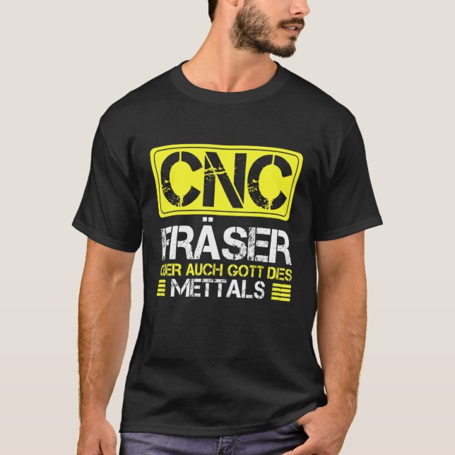 Schneidemechanik Fräskutter Rotary CNC-Chopper T-Shirt (Vorderseite)