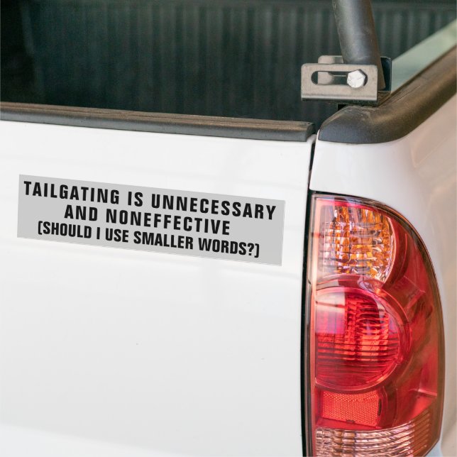 Schneiden ist nicht effektiv und andere große Wort Autoaufkleber (Auf Lkw)