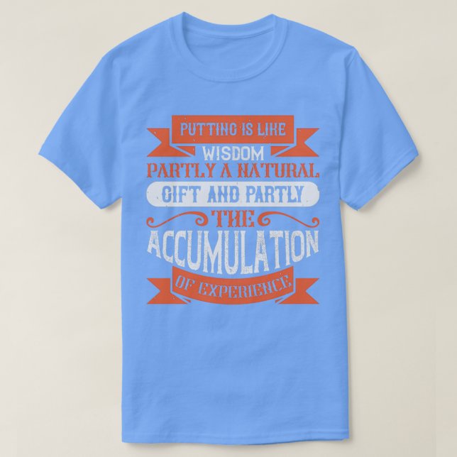 Schneiden ist wie Weisheit teilweise ein natürlich T-Shirt (Design vorne)