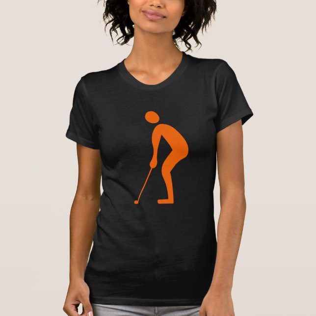 Schneiden - Orange T-Shirt (Vorderseite)