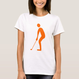 Schneiden - Orange T-Shirt