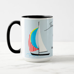 Schneiden Sie Ihre Segel Custom Sailboat Tasse