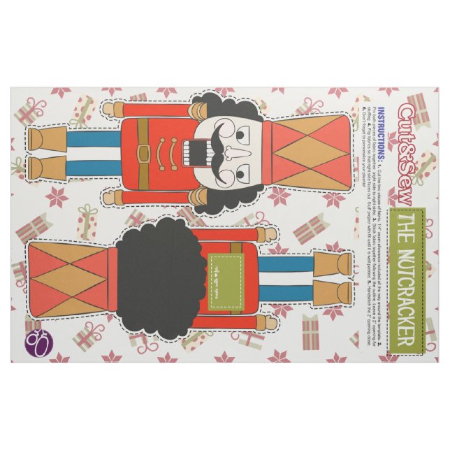 Schneiden Sie u. nähen Sie roten Nussknacker - DIY Stoff (Fat Quarter (45,7 x 55,9 cm))
