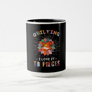 Schneiden und Nähen, ich Liebe es an Stücke Tasse