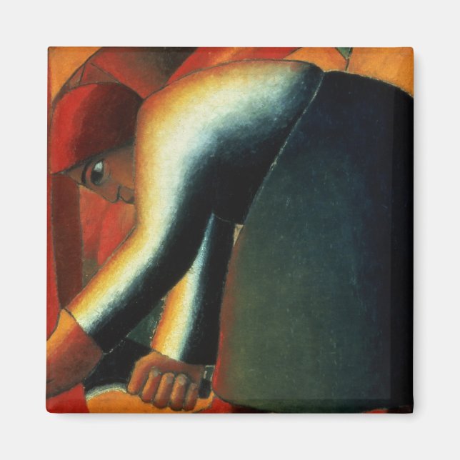 Schneiden von Frauen, c.1900 Magnet (Vorne)