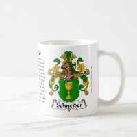 Schneider-Familien-Wappen Tasse