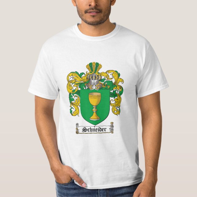Schneider-Familienwappen - Schneider-Wappen T-Shirt (Vorderseite)