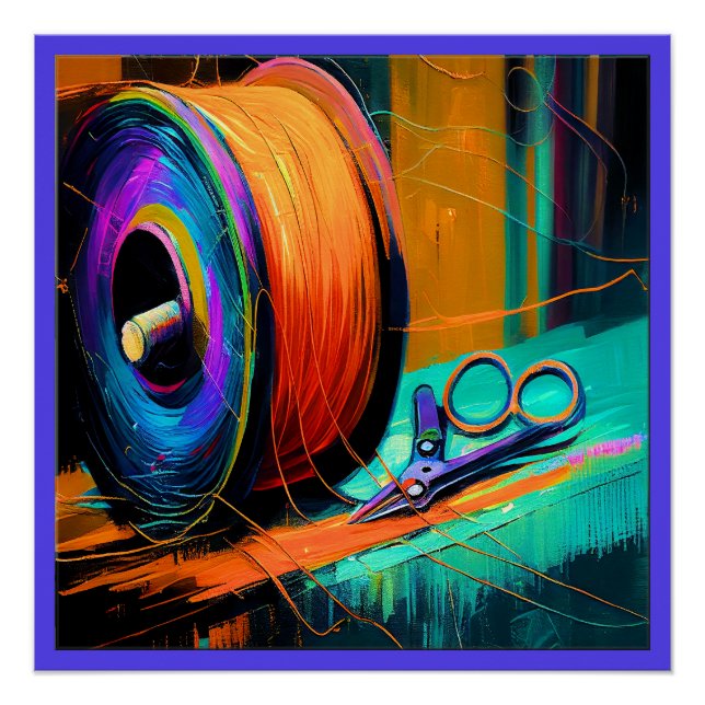 Schneider, Seamstress Poster passt zur Visitenkart (Vorderseite)