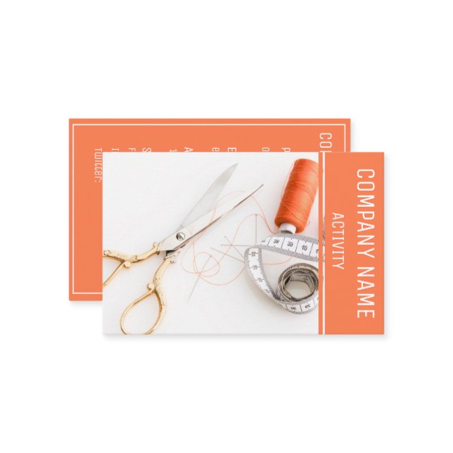 Schneider Visitenkarte (Vorderseite/Rückseite Beispiel)