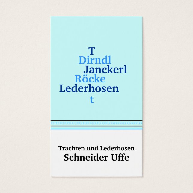 Schneider Visitenkarten (Devant)