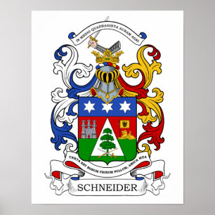 Schneider-Wappen Gewohnheit v2 Poster