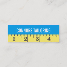 Schneider zur Messung des Bandnähens Mini Visitenkarte