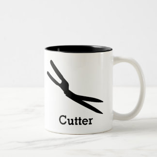 Schneiderentscheidender Frisbee Zweifarbige Tasse