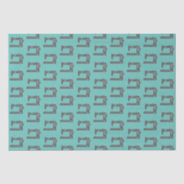 Schneidermaschine Elegantes Muster Grau Aquamarin Seidenpapier