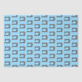 Schneidermaschine Elegantes Muster Grau Blau Seidenpapier