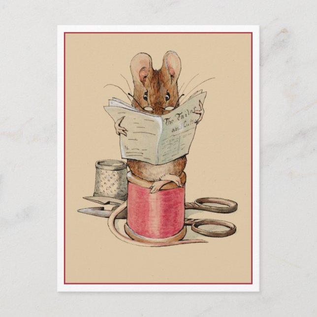 Schneidermäuse von Beatrix Potter Postkarte (Vorderseite)
