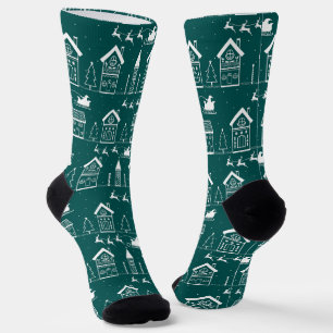 Schneidörfchen Nordic Christmas Village Socken